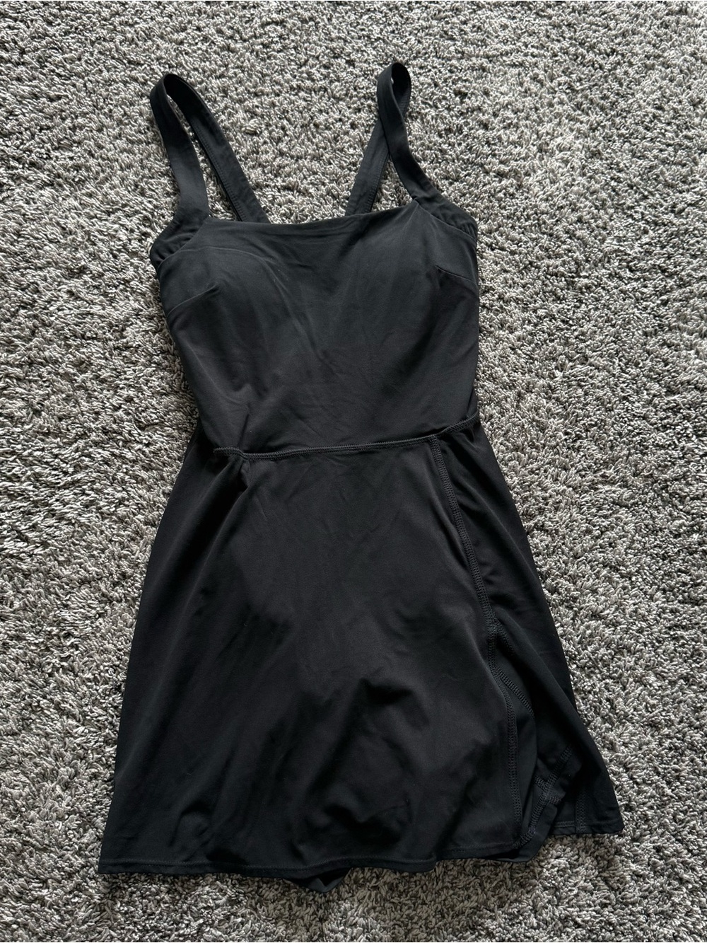 JoyLab Black Sleeveless Mini A-Line Dress